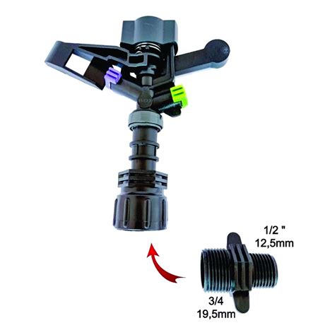 Aspersor Impacto Irriga O Hortas Pastagem Im Rosca No Shoptime