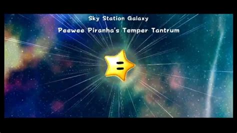 Super Mario Galaxy 2 Sky Station Galaxy Comet Medal Wii U Youtube