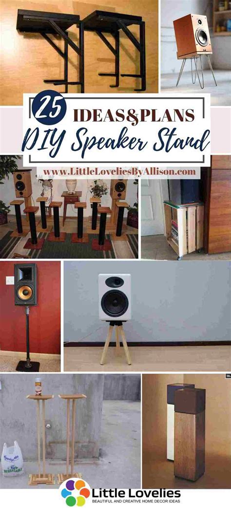 10 Simple Diy Speaker Stands Anyone Can Build Diy Crafts Atelier Yuwaciaojp