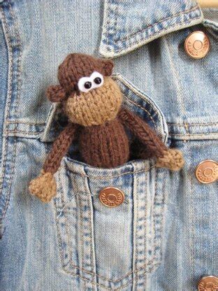 Pocket Monkey Knitting Pattern By Amanda Berry Knitting Patterns