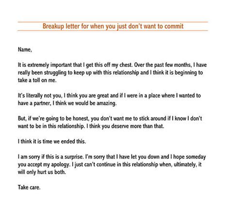 Breakup Email Templates