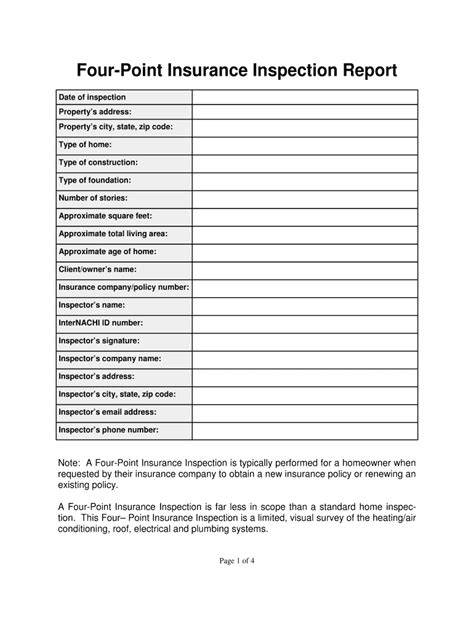 Home Inspection Forms Fill Online Printable Fillable With Regard To