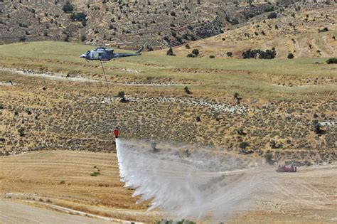 Fire Fighting Aircraft Participate In Readiness Exercise Photos In