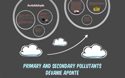 Primary and Secondary pollutants by Devanie Aponte