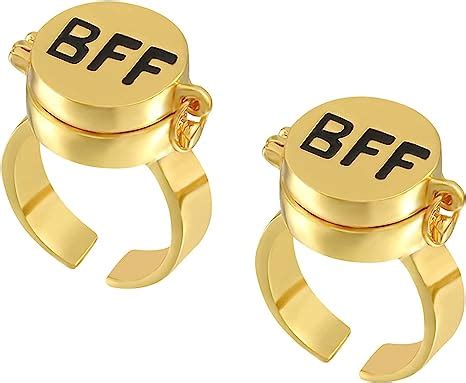 Amazon Pair Spongebob Bff Ring Opening Adjustable Best Friends