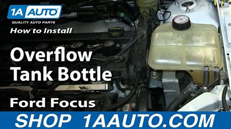 How To Replace Radiator Overflow Bottle Ford Focus Youtube