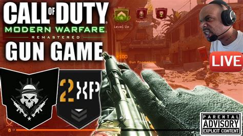 MWR GUN GAME Call Of Duty Modern Warfare Remastered Gun Game In 2019