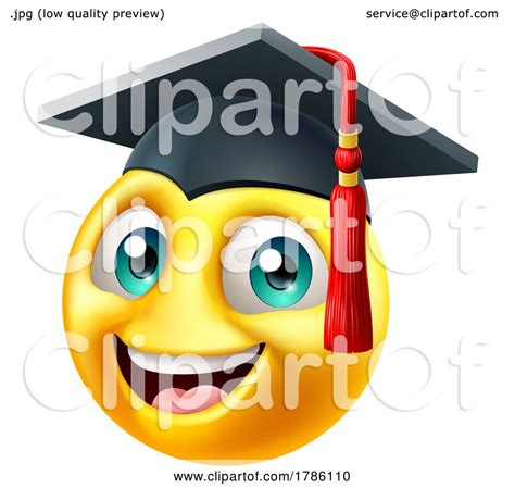 Education School College Graduate Emoji Emoticon By Atstockillustration