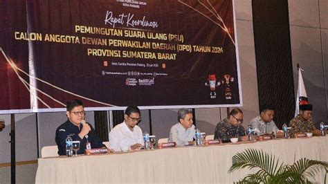 Berlangsung 13 Juli 2024 Pemko Padang Siap Sukseskan PSU DPD RI Sumbar