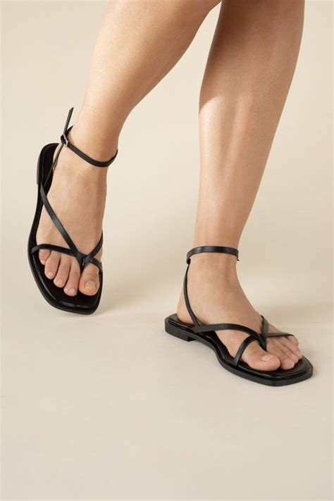 Strappy Flat Sandals Shopperboard