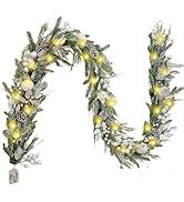 Amazon Wanna Cul Pre Lit Ft Inch Christmas Garland With