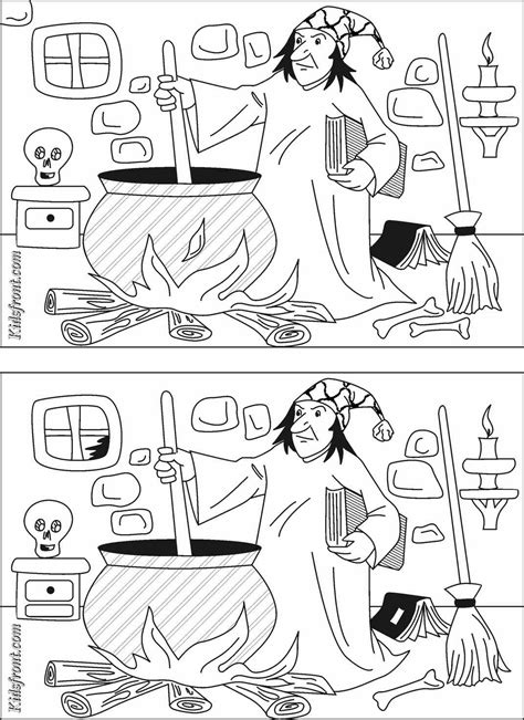 Spot The Difference Coloring Pages Download And Print For Free