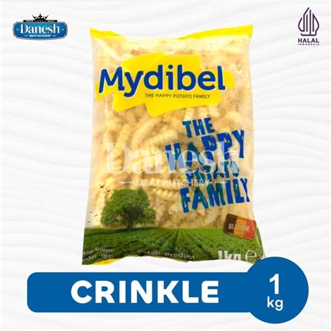 Kentang Crinkle Cut Mydibel Kemasan Kg Lazada Indonesia