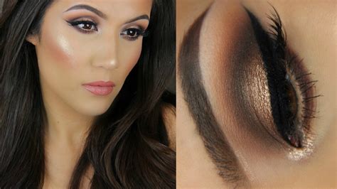 Brown Smokey Eye Tutorial Tarte Tartelette In Bloom YouTube