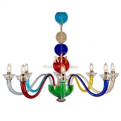 Colored Glass Chandelier - Shop Online | MADE IN VENICE, ITALY