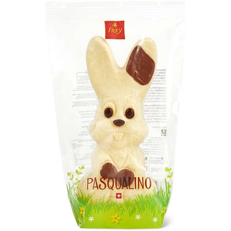 Frey Pasqualino Easter Bunny White Chocolate Migros