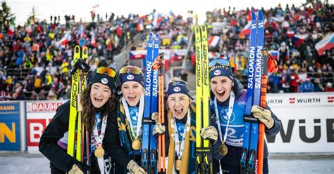 Biathlon Mondiaux de Nove Mesto Julia Simon et l équipe de France