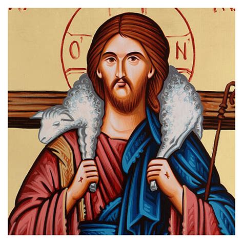 Icona Sacra Cristo Buon Pastore Romania Vendita Online Su HOLYART