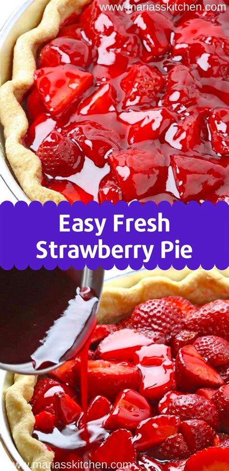 Easy Fresh Strawberry Pie Recipe Artofit