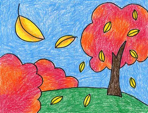 Autumn Season Drawing For Kids