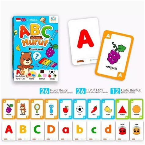 Jual Marbel Junior Flash Card Baby Kartu Bayi Edukasi Balita Hijaiyah