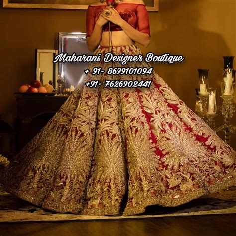 Latest Lehenga For Bride Maharani Designer Boutique