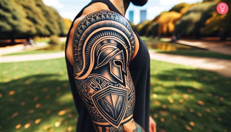 8 Spartan Helmet Tattoos: Symbols Of Strength And Courage