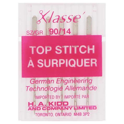 Klasse Top Stitch Needle Pcs Dominion Sewing Centre Studio