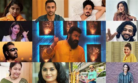 Bigg Boss Malayalam Season Check List Of All Contestants Who Entered