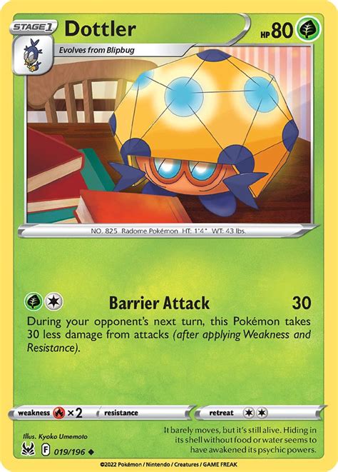 Serebii net Pokémon Card Database Lost Origin 19 Dottler