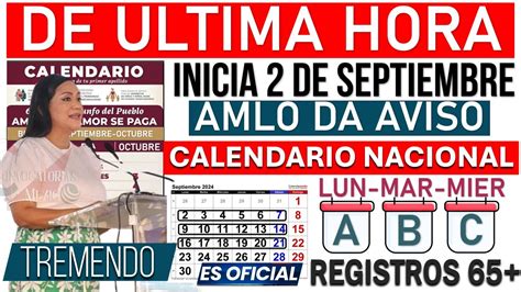 A Partir De Hoyas Quedan Las Fechas Ltima Hora Adultos Mayores Ya