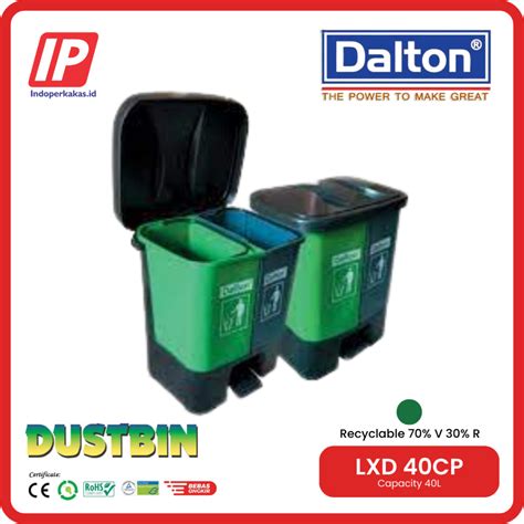 Jual Dalton Dustbin Tempat Sampah Plastik Hdpe Liter Shopee Indonesia