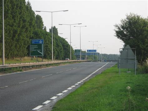 M2 Motorway Begins On Junction 7 © David Anstiss Geograph Britain