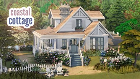 Coastal Cottage The Sims 4 Speed Build Youtube