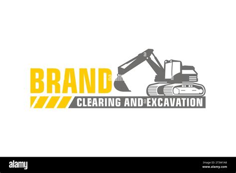 Excavator Logo Template Vector Heavy Equipment Logo Vector For