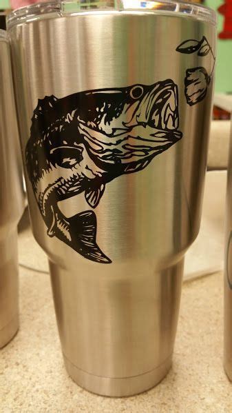 Father S Day Fish Cricut Vinyl Design On Insulated Tumbler Cricut