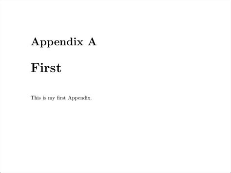 LaTeX appendix: Full guide with code examples - LaTeX-Tutorial.com