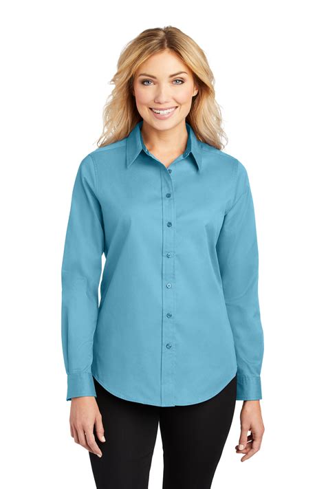 Port Authority Women's Long Sleeve Easy Care Shirt | Product | SanMar