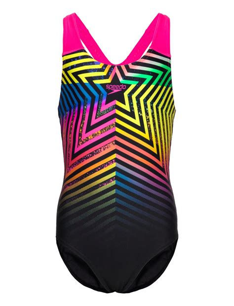 Speedo Girls Digital Placement Splashback Swimsuits