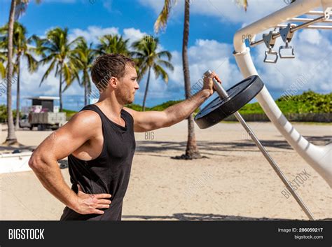 Outdoor Gym Fitness Image And Photo Free Trial Bigstock