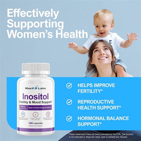 Maxx Labs Suplemento De Inositol F Rmula Simple Y Fuerte Soporte De