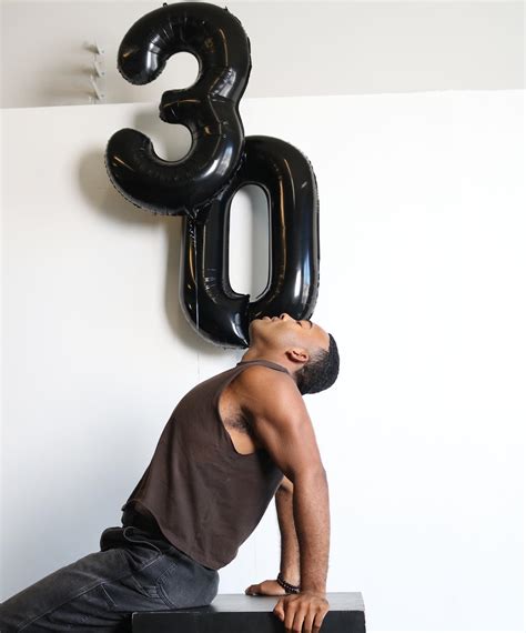 Snapklik.com : Black Number 30 Balloon 40 Inch, 30 Number Balloons ...