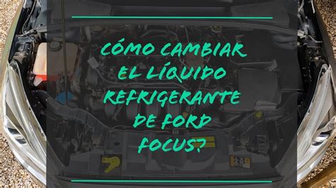 Cu Ntos Litros De Anticongelante Lleva Un Ford Focus Descubre Aqu