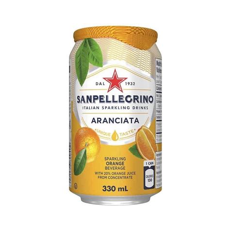 San Pellegrino Aranciata Carbonated Beverage Ml Deliver