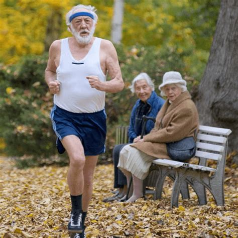 Elderly People Exercising