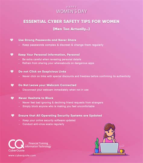 Essential Cyber Safety Tips For Women Men Too Actually Cyberquote Pte Ltd Global