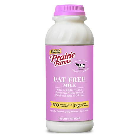 Fat Free Milk Prairie Farms Dairy Inc