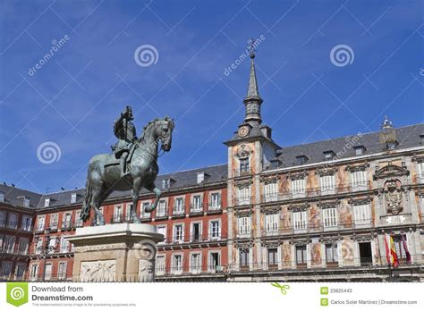 Statue of Philip III stock image. Image of capital, ornamental - 23825443