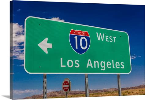 Interstate 10 Highway Signs To And From Phoenix, Arizona And Los ...