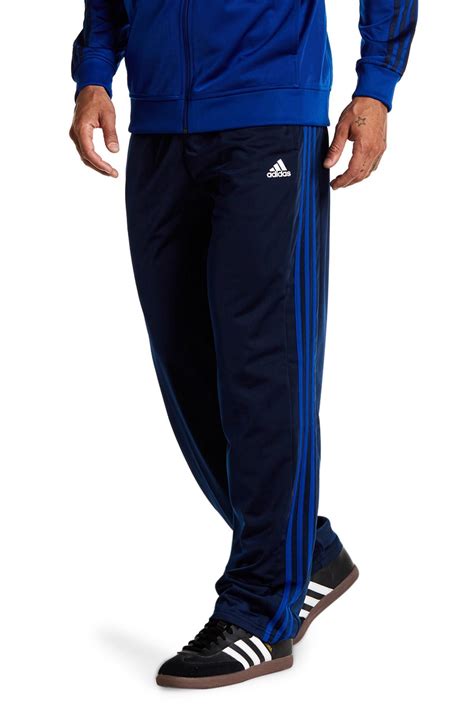 Adidas Synthetic 3 Stripe Track Pants In Blue For Men Lyst